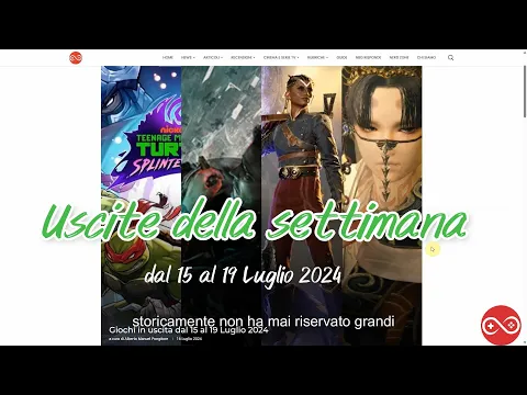 Uscite videoludiche dal 15 al 19 luglio 2024