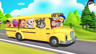 [1 HOUR LOOP] Wheels on the Bus - Several Versions Fun 201Seconds || Little Airplane & Old McDonald!