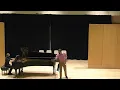 Recital Lab: Als die alte Mutter, Op  55, No  4 by Antonin Dvorak; perf. by Matthew Mayo, trumpet