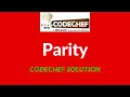 Parity codechef solution