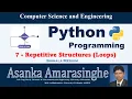Python 7 - Repetitive Structures
