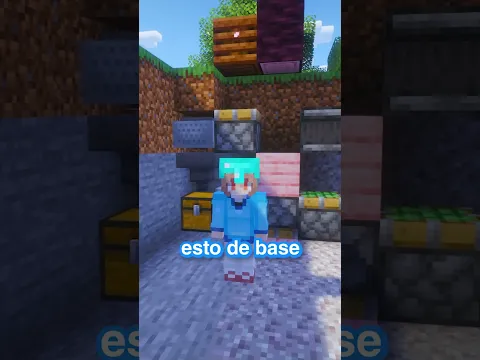 COMO HACER UNA BASE SECRETA EN MC😼✅#minecraft
