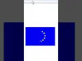 drawing the EU flag in Python Turtle