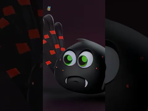 Incy Wincy Spider Halloween #nurseryrhymes #spider #shorts