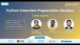 Python Interview Preparation Session Data Types Day 3 360DigiTMG