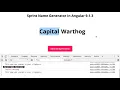 Sprint Name Generator In Angular 9 1 3