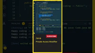 Java in Telugu Access Modifiers Java Private Methods Java OOPS Java Tutorial for Beginners