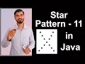 Star Pattern - 11 Program Logic in Java by Deepak