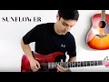 Sunflower but Post Malone is actually just a guitar