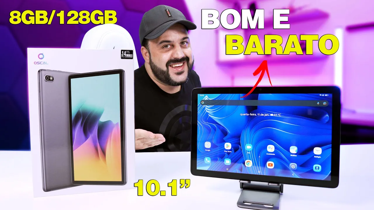 TABLET Bom Bonito e Barato  - BlackView Oscal PAD 10  - Lançamento!