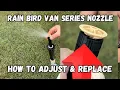 Rain Bird Spray Nozzle Adjustment RB-VAN
