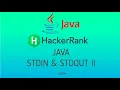 Java Stdin and Stdout II Hackerank Java Solutions