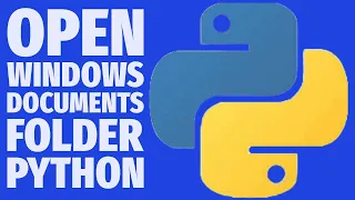 Open Windows Documents Folder Using Python os startfile