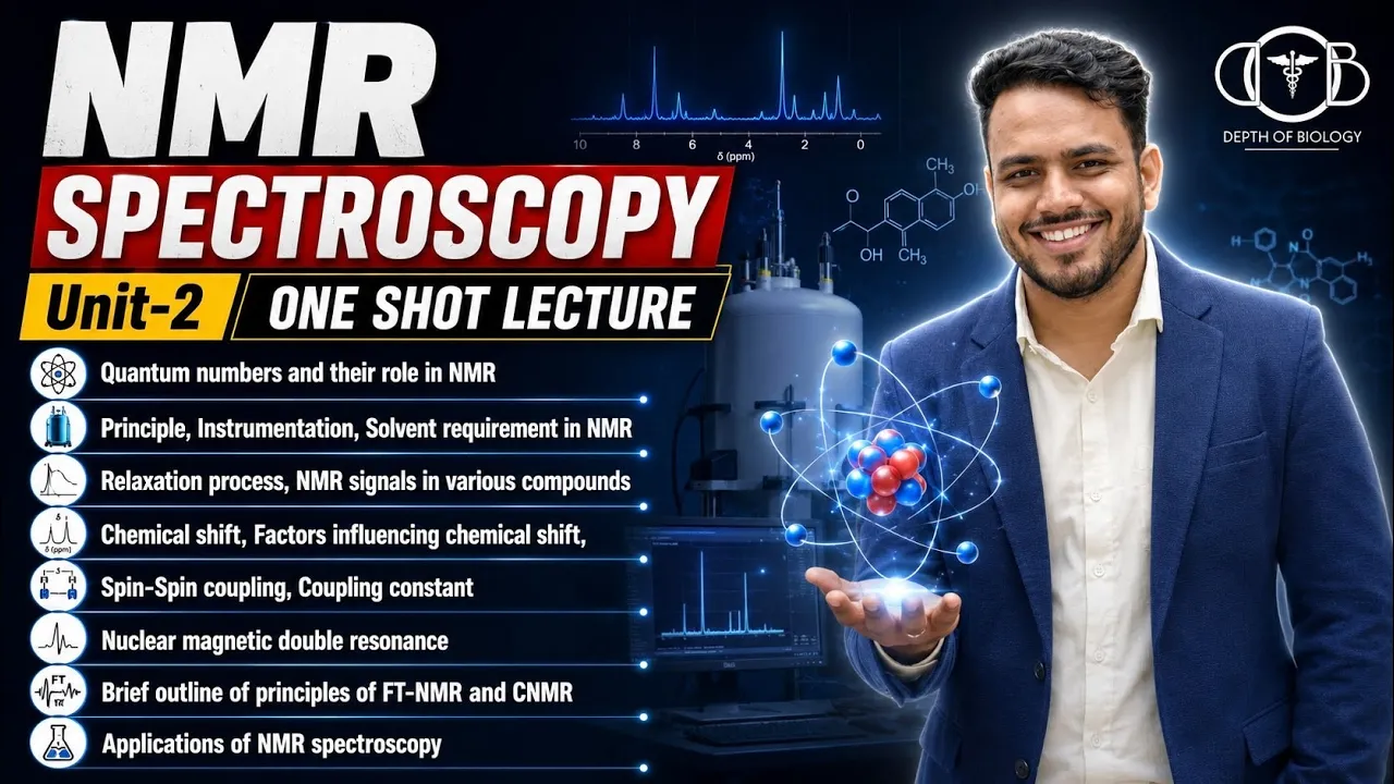 NMR Spectroscopy | Principle | Instrumentation | C-13 | H-NMR | FT-NMR | Application of NMR #NMR