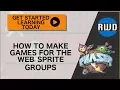 Phaser How to Make Games for the Web Sprites Groups Factory Functions