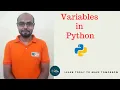 Python Tutorial for Beginners Variables in Python