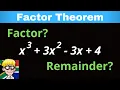 Factor Theorem Grade 12 Introduction