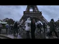 Paris in the Rain 🌧️ Eiffel Tower 4K 60FPS HDR Walking Tour | October 2026