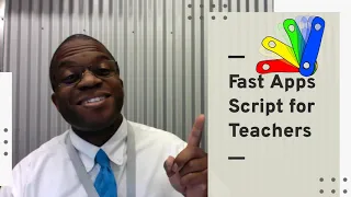 Fast Apps Script for Teachers Variables