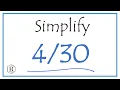 How to Simplify the Fraction