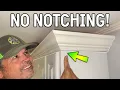 Installing CABINET CROWN for BEGINNERS - A Simpler Method