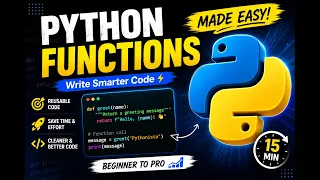 STOP REPEATING CODE Learn Python Functions