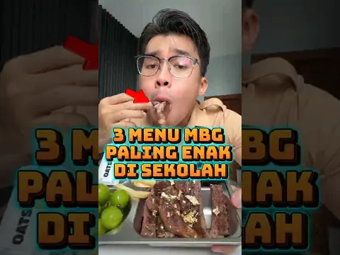 3 MENU MBG PALING ENAK DI SEKOLAH #shorts
