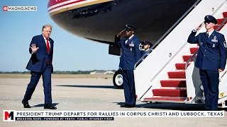 🇺🇸 President Donald Trump Departs White House for MAGA Rallies in Texas [LIVE]