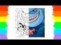 How to Color Finding Nemo Coloring Page