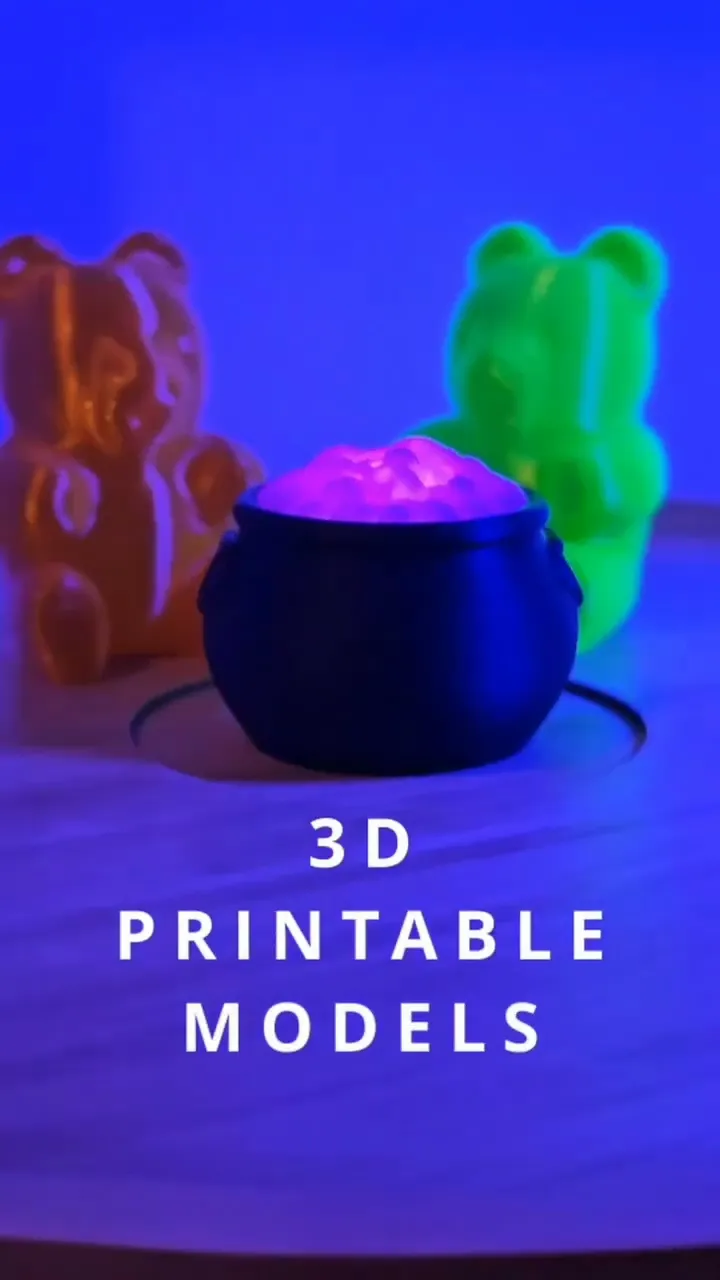 Gummy Bears | Includes 3mf to make a TPU squeaky toy | Compatible w/ "The Squeaker!" by SpoolDesigns