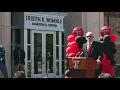 Dustin R Womble Center Ribbon Cutting