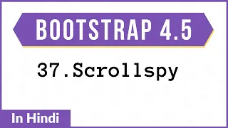 ScrollSpy Bootstrap