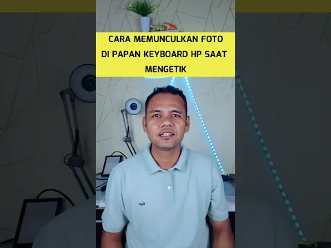 cara memunculkan foto kita di keyboard hp