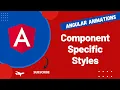 5 Implement Component Specific Styles using stylesUrls Styles in Angular Application - Angular16