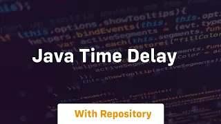 java time delay