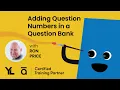 Adding Question Numbers in a Question Bank in Articulate Storyline