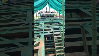 From the Forest to the Sea: Building a Wooden Ship in Costa Rica #shorts
