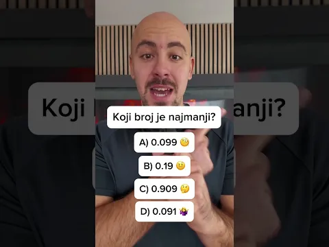 Koji broj je najmanji..?