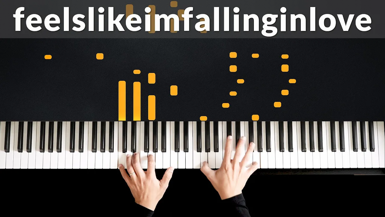 feelslikeimfallinginlove - Coldplay | Tutorial of my Piano Cover feelslikeimfallinginlove - Coldplay | Tutorial of my Piano Cover