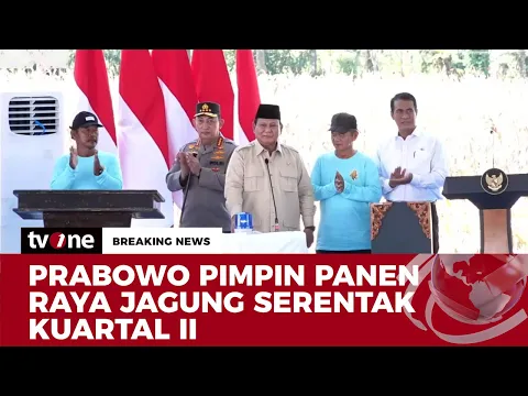 Presiden Prabowo Panen Raya Jagung