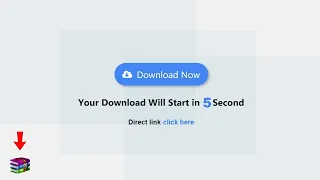 How To Create Download Button with countdown timer using HTML CSS and JavaScript