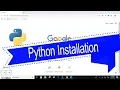 Python Tutorial Downloading and Installing Python Hello World program