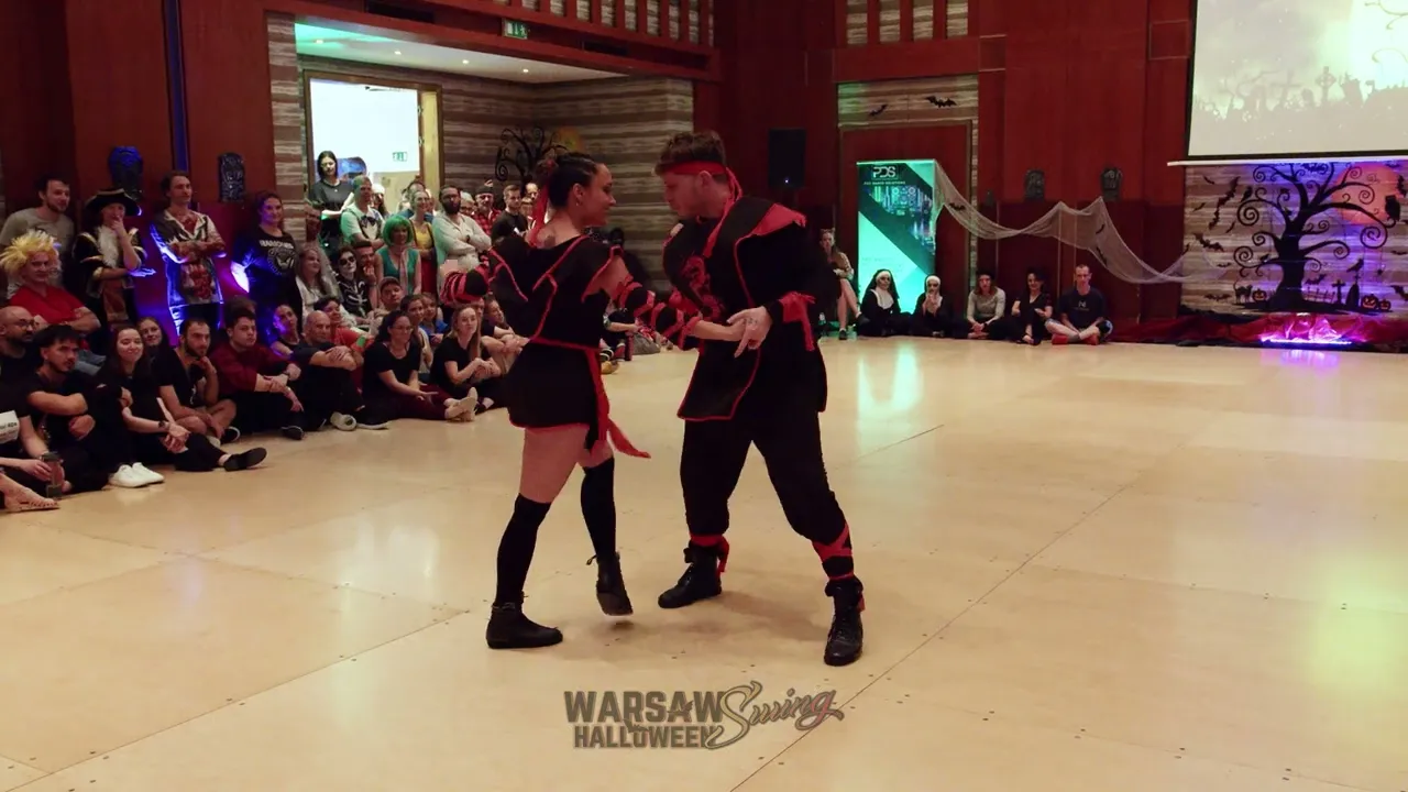 Thibault & Nicole Ramirez - ProShow Lead & Follow - Warsaw Halloween Swing 2024