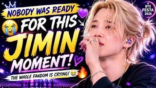 no one was ready for jimins normal log bts festa 2026 has the entire fandom crying