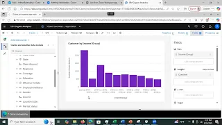 How to create a histogram in Cognos Analytics
