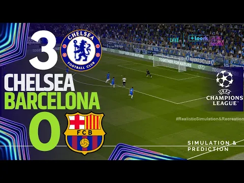 Video Thumbnail: CHELSEA FC 3-0 FC BARCELONA UEFA CHAMPIONS LEAGUE 2025-26 Match Higlhights! Simulation/Recreation