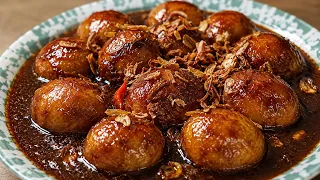 SEUMUR HIDUP BARU TAHU ... BANYAK YANG KETAGIHAN SETELAH MENCOBA RESEP TELUR BULAT INI !!