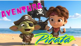 AVENTURA PIRATA: YODIN Y ABEL A POR EL TESORO DEL PIRATA COJO🧒🏼 🏴‍☠️ 👽
