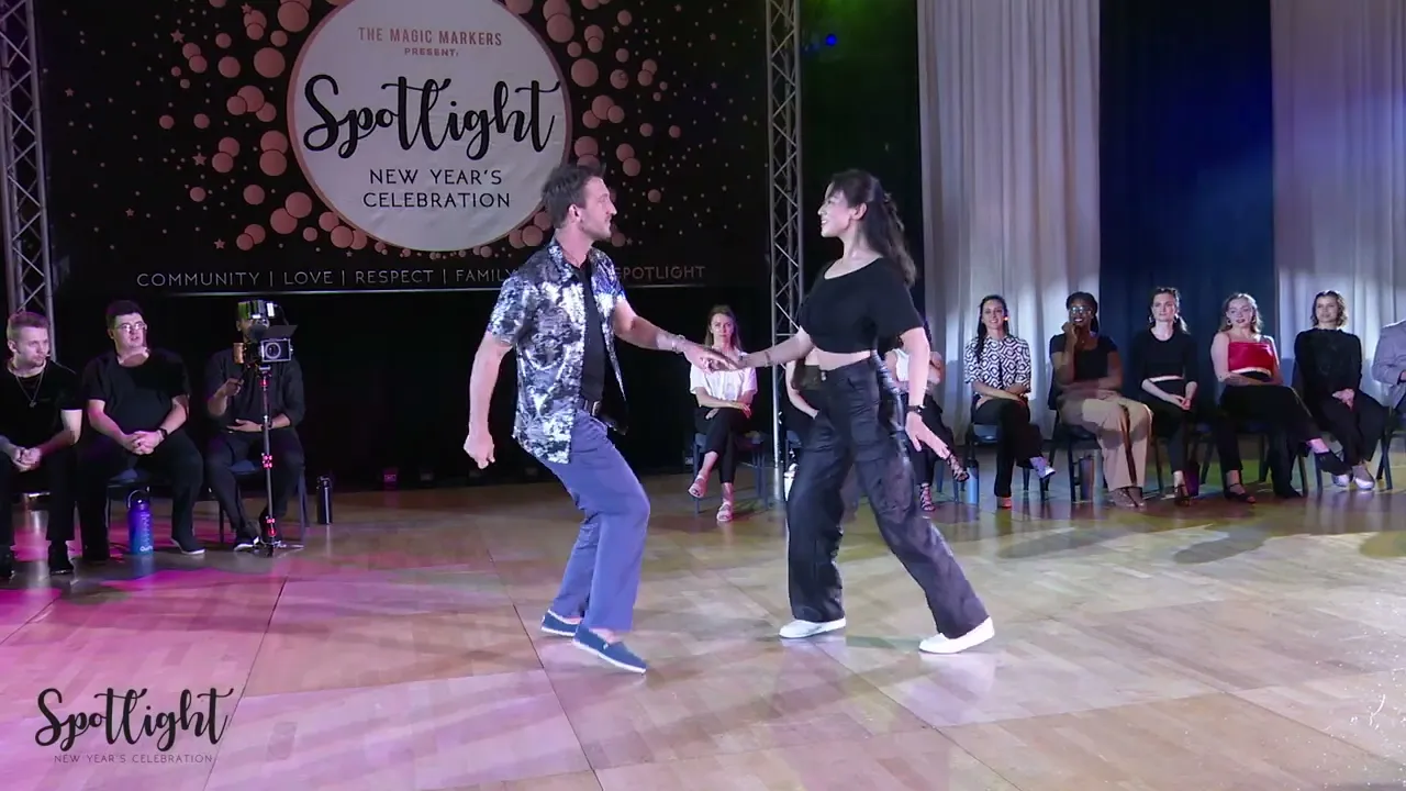 Spotlight New Year's Celebration 2023 Advanced Jack & Jill - Chaz Frankenberry & Hyunhee Lee
