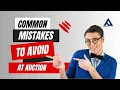 Common Mistakes to Avoid in real estate auction Auction flippers